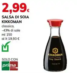Basko Salsa di soia Kikkoman classica offerta