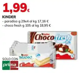 Basko Kinder Choco fresh offerta