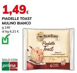 Basko Piadelle Toast Mulino Bianco offerta