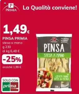 Basko Pinsa Primia stesa a mano offerta