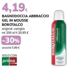 Basko Bagnodoccia abbraccio gel in mousse borotalco offerta
