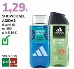 Basko Shower gel adidas offerta