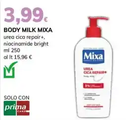 Basko Body milk Mixa offerta