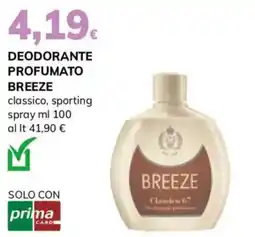 Basko Deodorante profumato Breeze classico offerta