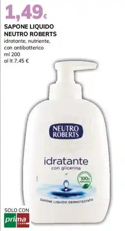 Basko Sapone liquido Neutro Roberts idratante offerta