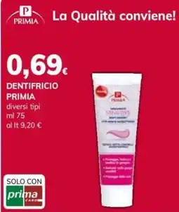 Basko Dentifricio Primia offerta