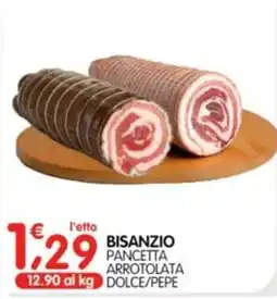 Le Delizie del Sud Bisanzio Pancetta Arrotolata Dolce/Pepe offerta