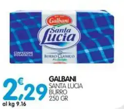 Le Delizie del Sud Galbani Santa Lucia burro classico offerta