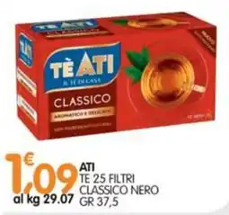 Le Delizie del Sud Tè ATI Classico Nero offerta