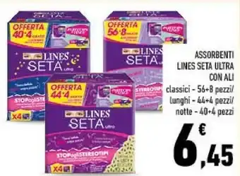Conad Seta ultra assorbenti offerta