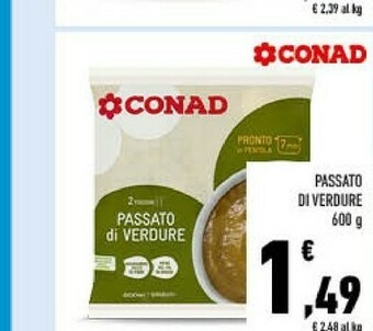 Conad - passato di verdure surgelato 600 g(ml)