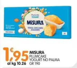 Le Delizie del Sud Misura plumcake yogurt offerta