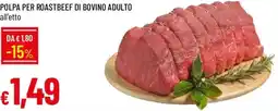 Galassia Polpa per roastbeef di bovino adulto offerta