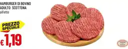 Galassia Hamburger di bovino adulto Scottona offerta