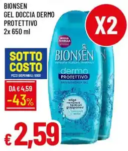 Galassia Bionsen gel doccia dermo protettivo offerta