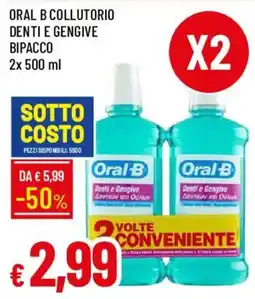 Galassia Oral B collutorio denti e gengive offerta