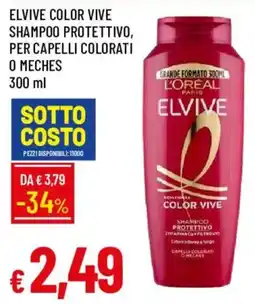 Galassia Elvive Color Vive Shampoo Protettivo offerta