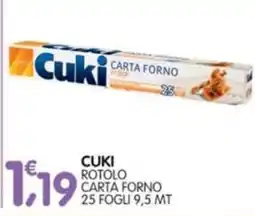 Le Delizie del Sud Cuki carta forno offerta