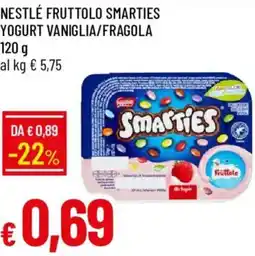 Galassia Smarties Fruttolo Yogurt Vaniglia offerta
