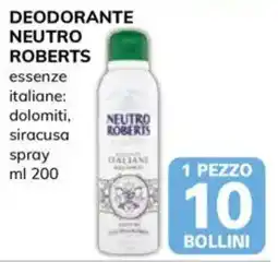 Basko Deodorante neutro Roberts offerta