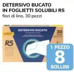 Basko Detersivo bucato in foglietti solubili R5 fiori di lino offerta