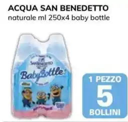 Basko Acqua San Benedetto naturale baby bottle offerta