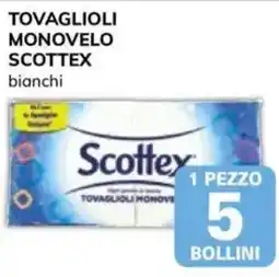 Basko Tovaglioli monove lo Scottex bianchi offerta