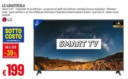 Galassia LG Smart Tv 43" offerta