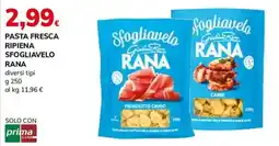 Basko Pasta fresca ripiena sfogliavelo rana offerta