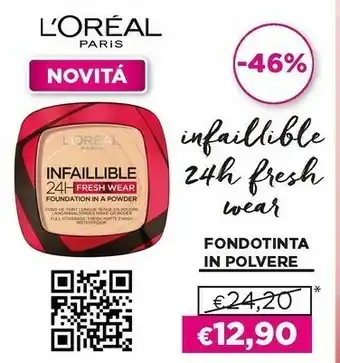 Acqua & Sapone Infaillible 24hfresh wear fondotinta in polvere offerta