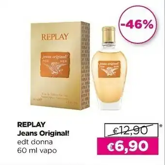 Acqua & Sapone Replay jeans original edt donna offerta