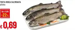 Galassia Trota iridea salmonata offerta