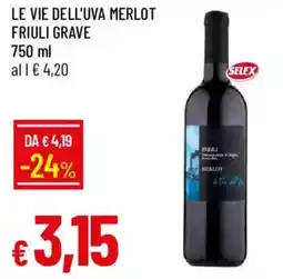 Galassia Le Vie dell'Uva Merlot offerta