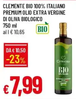 Galassia Clemente bio olio extra vergine di oliva biologico offerta