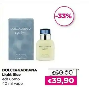 Acqua & Sapone Dolce&gabbana light blue edt uomo offerta