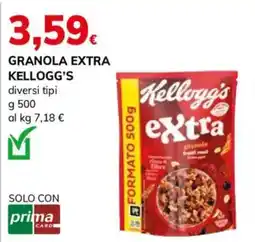 Basko Granola extra Kellogg's offerta