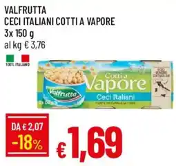 Galassia Valfrutta Ceci Italiani Cotti a Vapore offerta