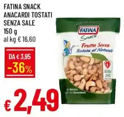 Galassia Fatina Snack Anacardi Tostati offerta
