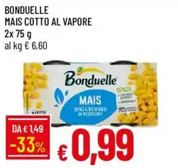 Galassia Bonduelle mais cotto al vapore offerta
