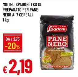 Galassia Molino Spadoni pane nero ai 7 cereali offerta