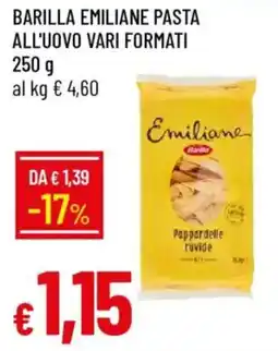 Galassia Barilla Emiliane pasta all'uovo offerta