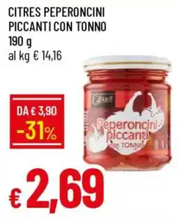 Galassia Citres peperoncini piccanti con tonno offerta