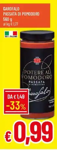 Galassia Potere al pomodoro passata di pomodoro Garofalo offerta