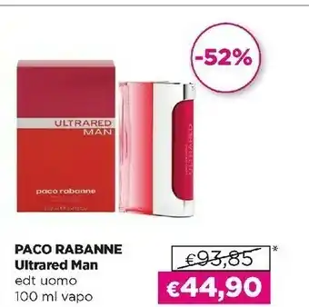 Acqua & Sapone Paco rabanne ultrared man edt uomo offerta