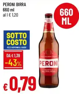 Galassia Peroni birra offerta