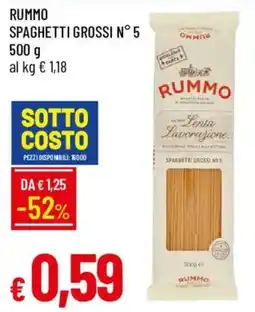 Galassia Rummo Spaghetti Grossi N° 5 offerta