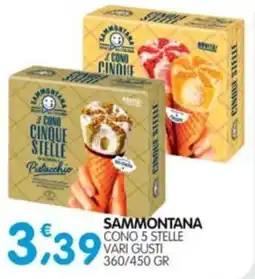 Le Delizie del Sud Sammontana cono 5 stelle offerta