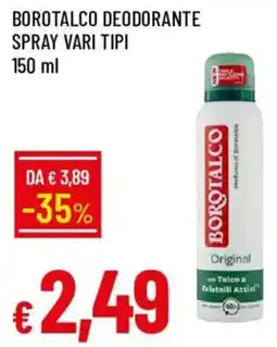 Galassia Borotalco deodorante spray offerta
