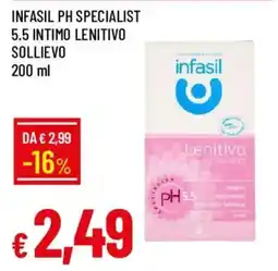 Galassia Infasil pH Specialist Intimo Lenitivo Sollievo offerta