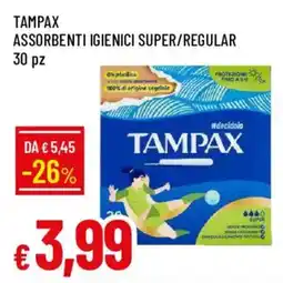 Galassia Tampax assorbenti igienici super/regular offerta